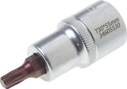 Головка-бита TORX T30 Premium 1/2" (L-55мм) ROCKFORCE RF-34605530PR