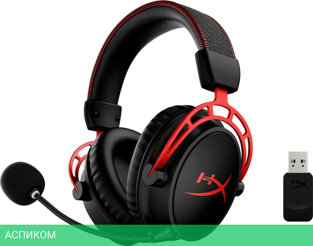 Наушники HyperX Cloud Alpha Wireless черный (5D4AA)