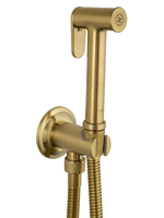 Смеситель с гигиеническим душем встраиваемый WONZON & WOGHAND STEAM, Брашированное золото (WW-88849008-BG)