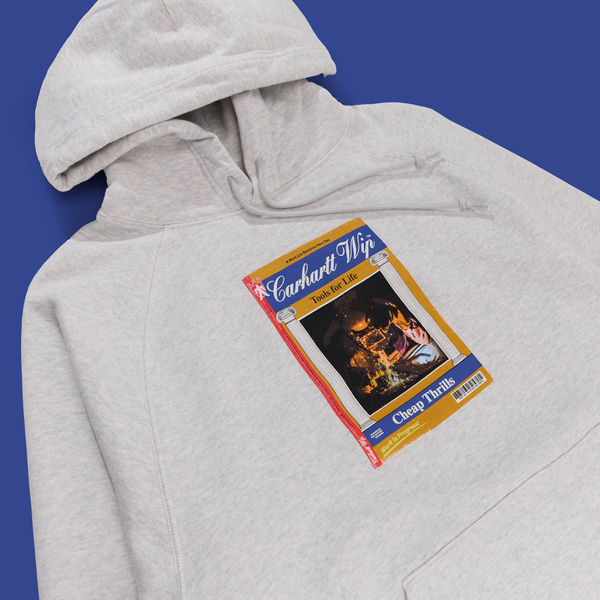 Толстовка мужская Carhartt WIP Cheap Thrills Hooded артикул:I032864_grey - купить в магазине Дайс