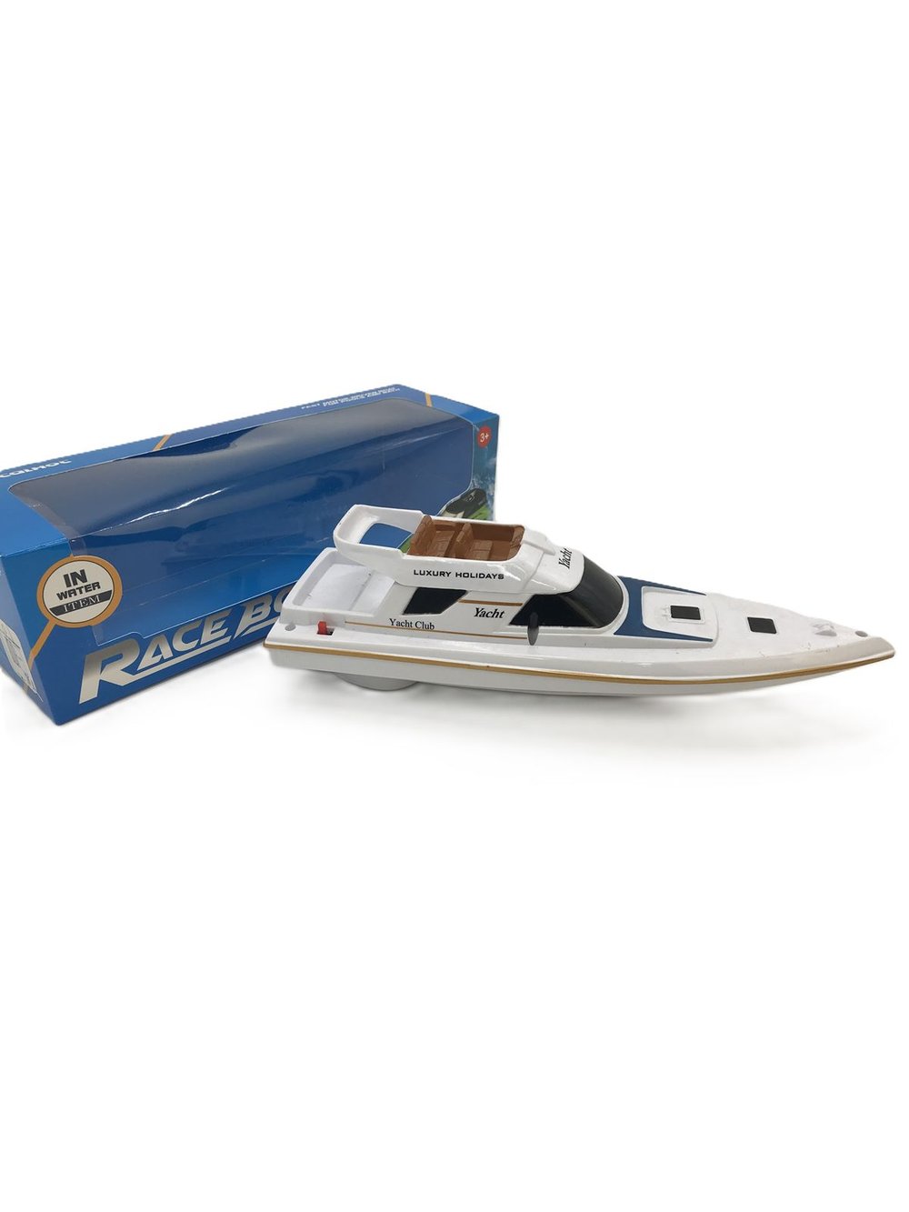 Игрушка Лодка Вояж на батарейках (53901-1), цвет белый