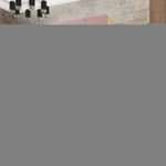 Шкаф Агератум МДФ двухсекционный с антресолью и стеллажом Лайн бохо (0,27) А10017 матовая - Дуб Сонома 3025  190*45*260