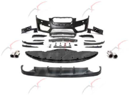 Обвес в стиле XFRS для Jaguar XF 2012-2015 Ягуар