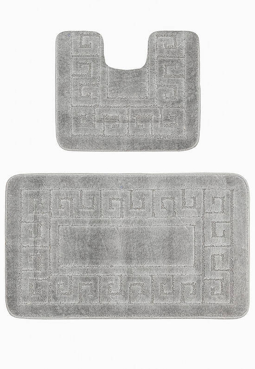 Комплект ковриков для ванной Confetti Bath Maximus Ethnic 2504 Platinum BQ (60*100; 50*60)