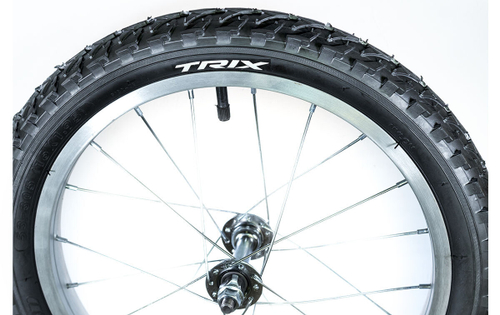 Колесо переднее 16 в сборе алюмневый обод, передняя втулка, камера, покрышка Compass