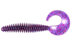 Слаги съедобные искусственные Lucky John ULTRAWORM Curly 2in (50 мм), цвет S63, 10шт.