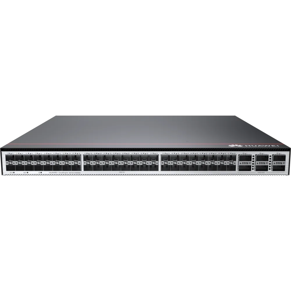 Коммутатор Huawei S6730-H48X6C, 48*10G SFP+, 6*40/100G QSFP+/QSFP28, без БП