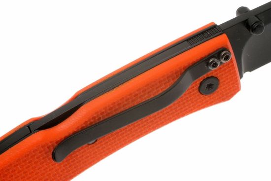 Складной нож Lion Steel "BIG OPERA" L/8810B OR c клинком из стали D2, рукоять G10