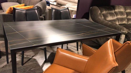 Стол Varna черная керамика 160