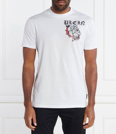 Футболка SS Bulldogs Philipp Plein - белый(MTK6799 PJY002N)