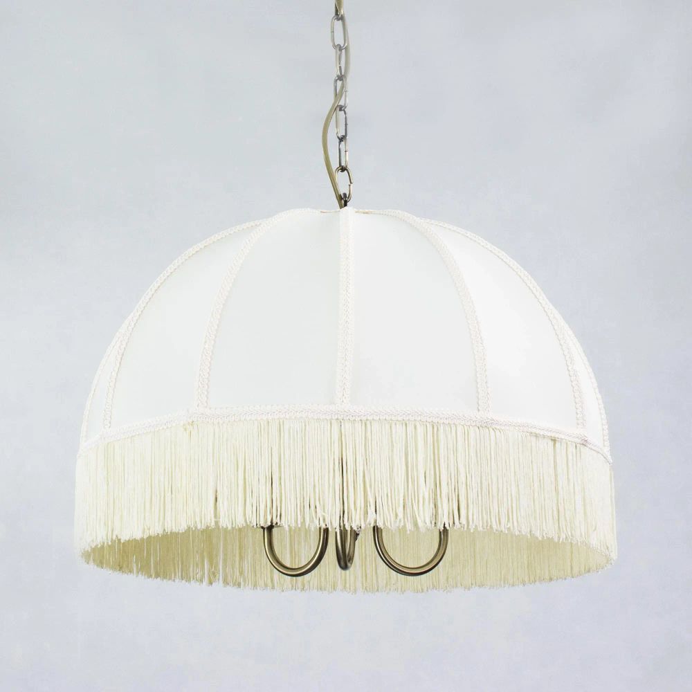 Citilux Базель CL407131 Люстра подвесная с бежевым абажуром