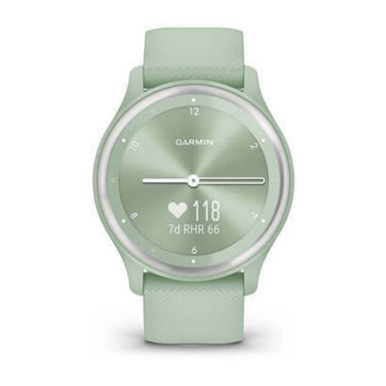 Смарт-часы Garmin Vívomove Sport Cool Mint Case and Silicone Band with Silver Accents 010-02566-03