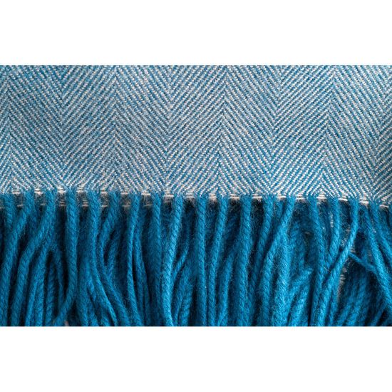 SMOOTH. Плед из 100% акрила с лентой для персонализации карты (270 g/m²)