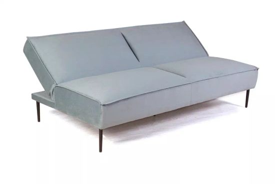 Диван-кровать ЭСТЕ, велюр, трехместный, прямой, клик-кляк без подлокотников