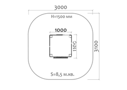 Комплекс развивающих элементов 28405.21 для детской площадки