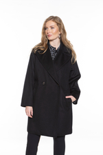 ДВУБОРТНОЕ ПАЛЬТО ИЗ ШЕРСТИ