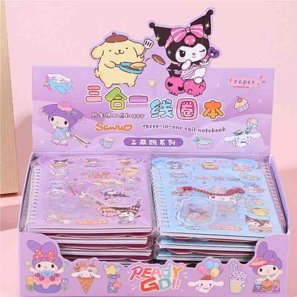 Набор наклеек+брелок Sanrio