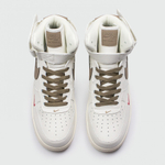 кроссовки Nike Air Force 1 Mid Cream Brown