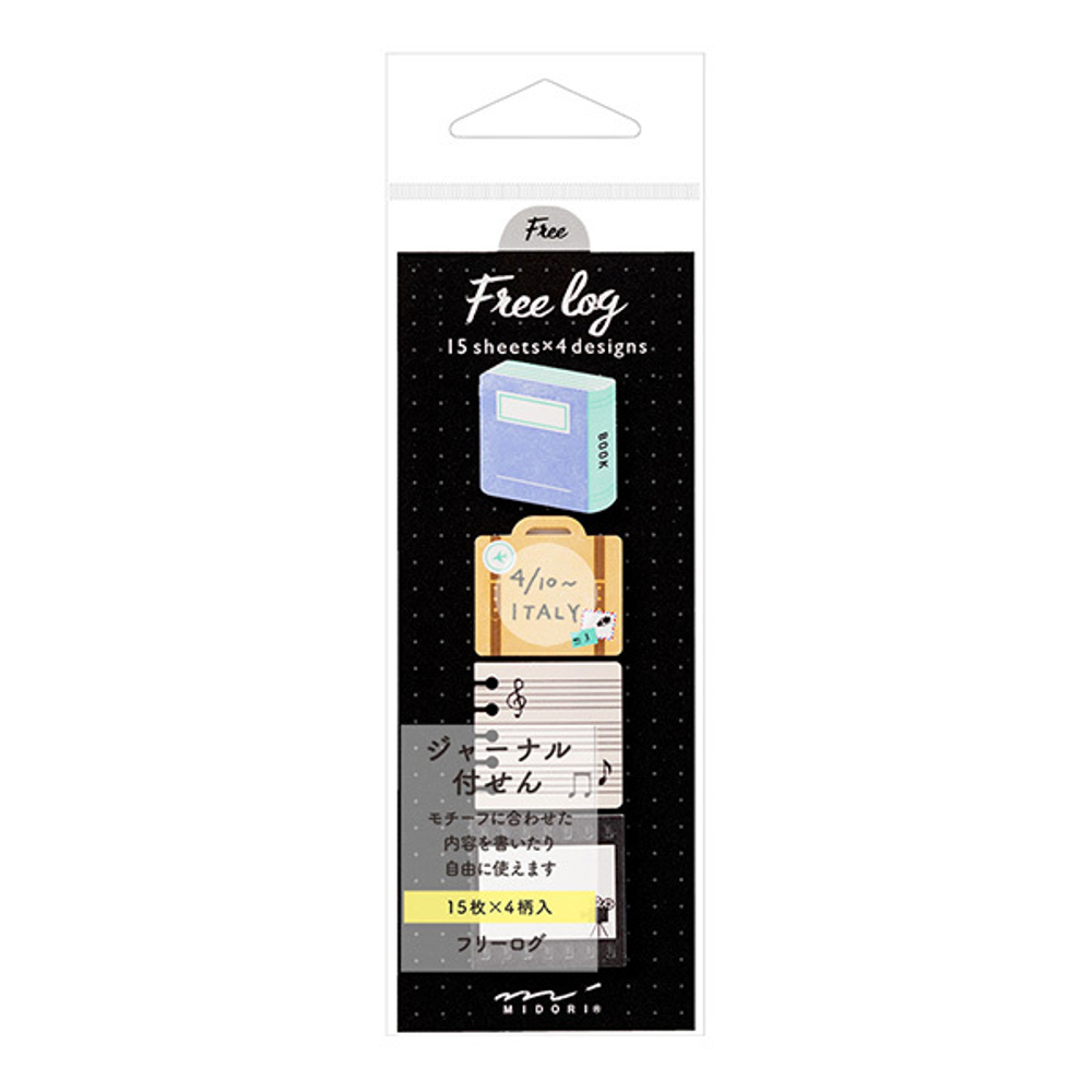 Стикеры Midori Sticky Paper Journal - Free hobby