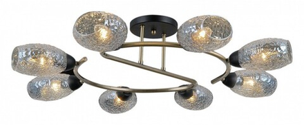 Потолочная люстра ILLUMICO  IL0300-8CSQ-79 BK AB