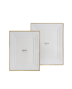 Zara Home Фоторамка из плетёной бумаги, цвет золотой, 21.4 см