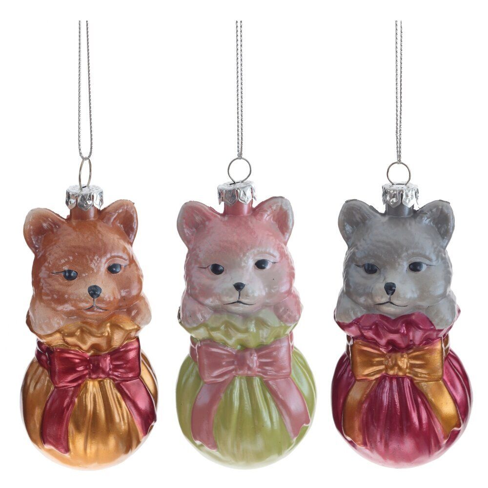 GAEM Украшение новогоднее "Кот в мешке", L5 W4 H11,5 см, 3в.