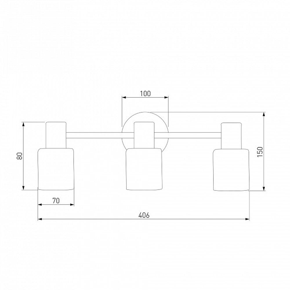 Бра Eurosvet Corso 20089/3 хром