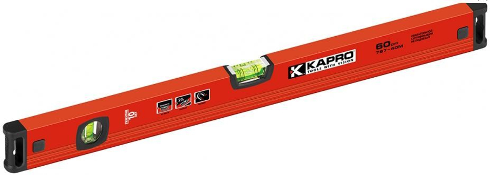 Уровень магнитный 60см.(2 колбы) ИЗРАИЛЬ. KAPRO 787-40-60М