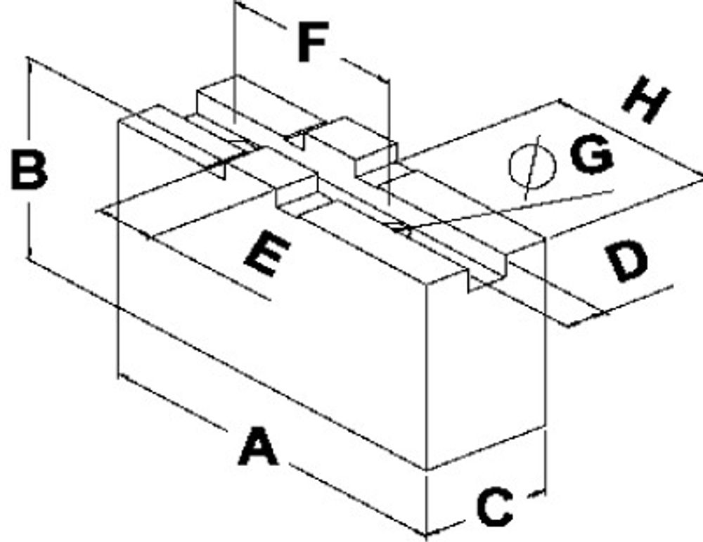 Кулачки мягкие 23.22.02/F (1 шт) к патрону ф250 мм. / Schunk SFA 250 (0153102)
