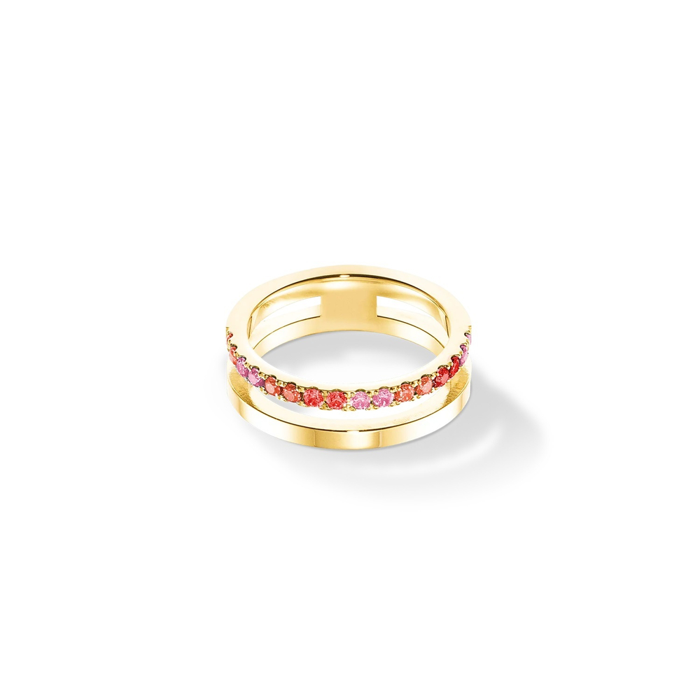 Кольцо Coeur de Lion Red-Gold 0136/40-0316 60