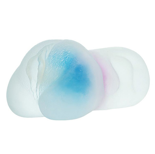 Прозрачный реалистичный мастурбатор 13,5см ToyFa Juicy Pussy Crystal Wave 894002