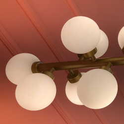 Люстра Cloyd GRANULAR C16 / шир. 90 см - латунь брашир. (арт.10510)