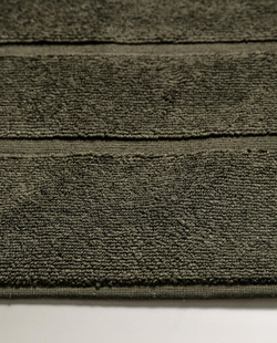 Zara Home - Нескользящий коврик для ванной из хлопка, зеленый, 55x80 см