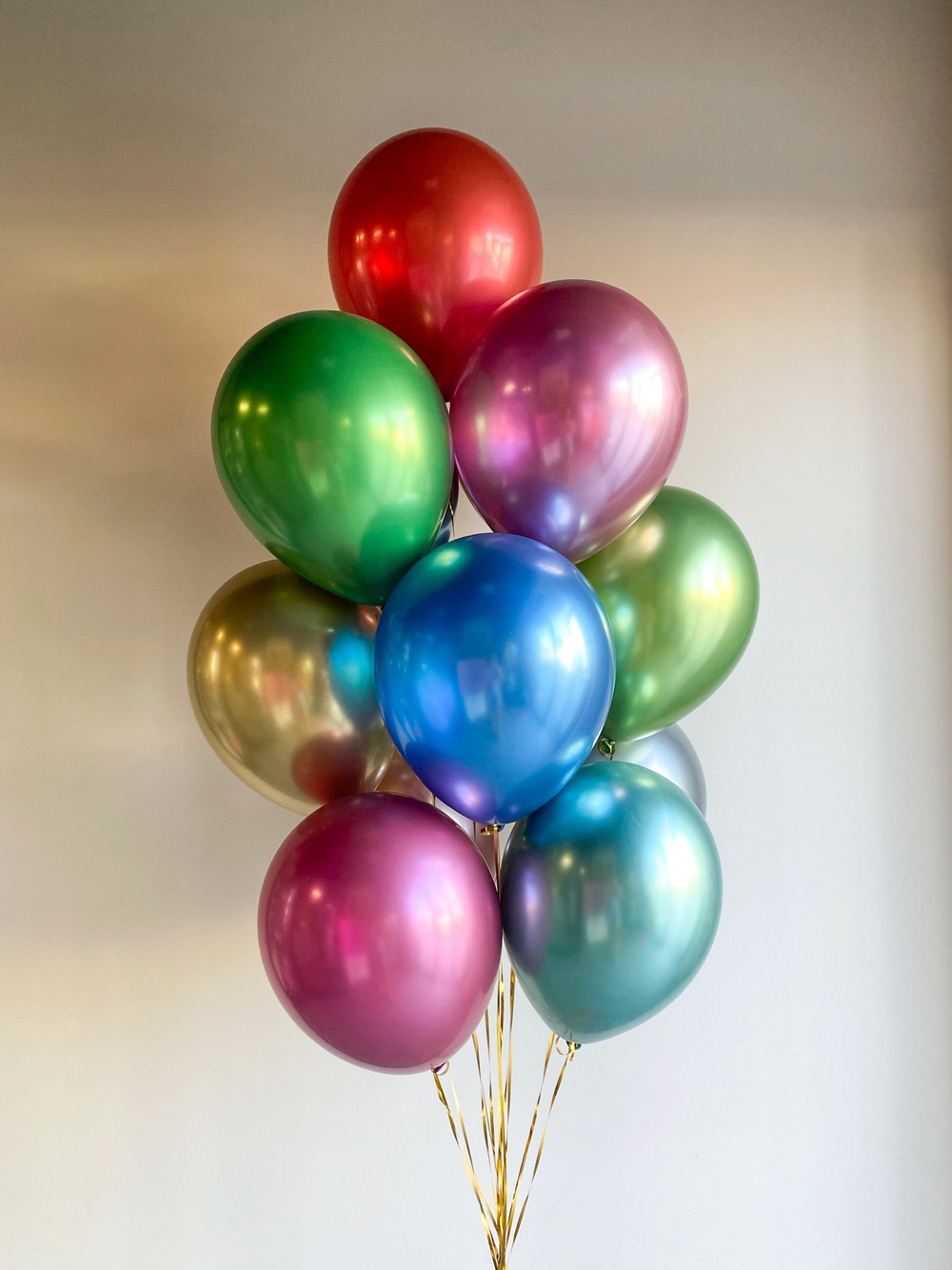 Сет №172 Фонтан из 15 шаров хром