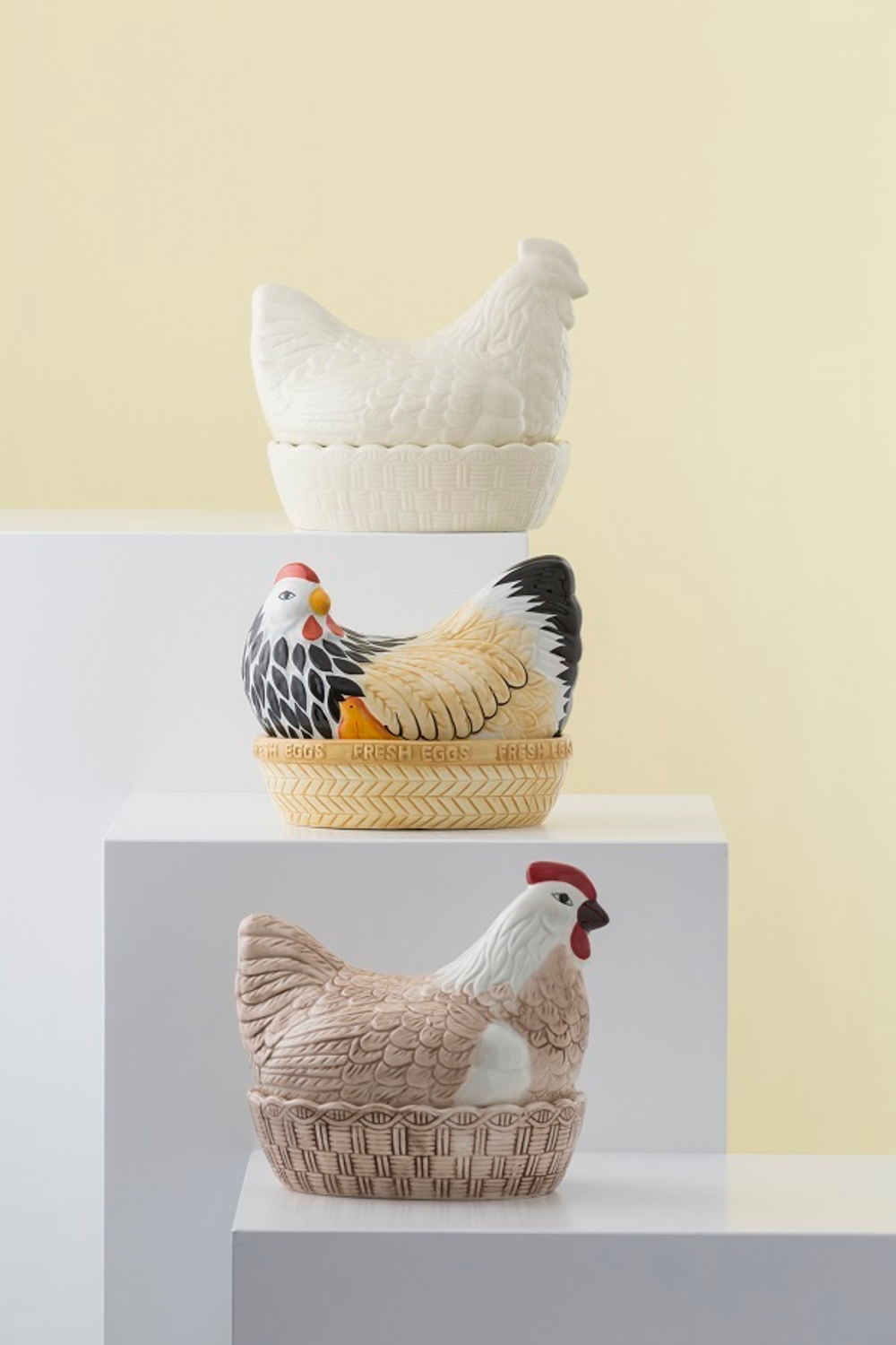 Подставка для яиц hen, кремовая