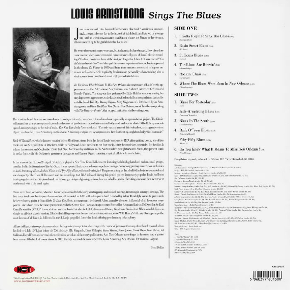 Louis Armstrong / Sings The Blues (LP)