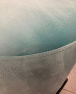 Пуфик Орегон велюр бирюза/черный