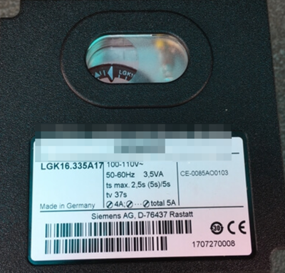 Топочный автомат Siemens LOK16.650A27