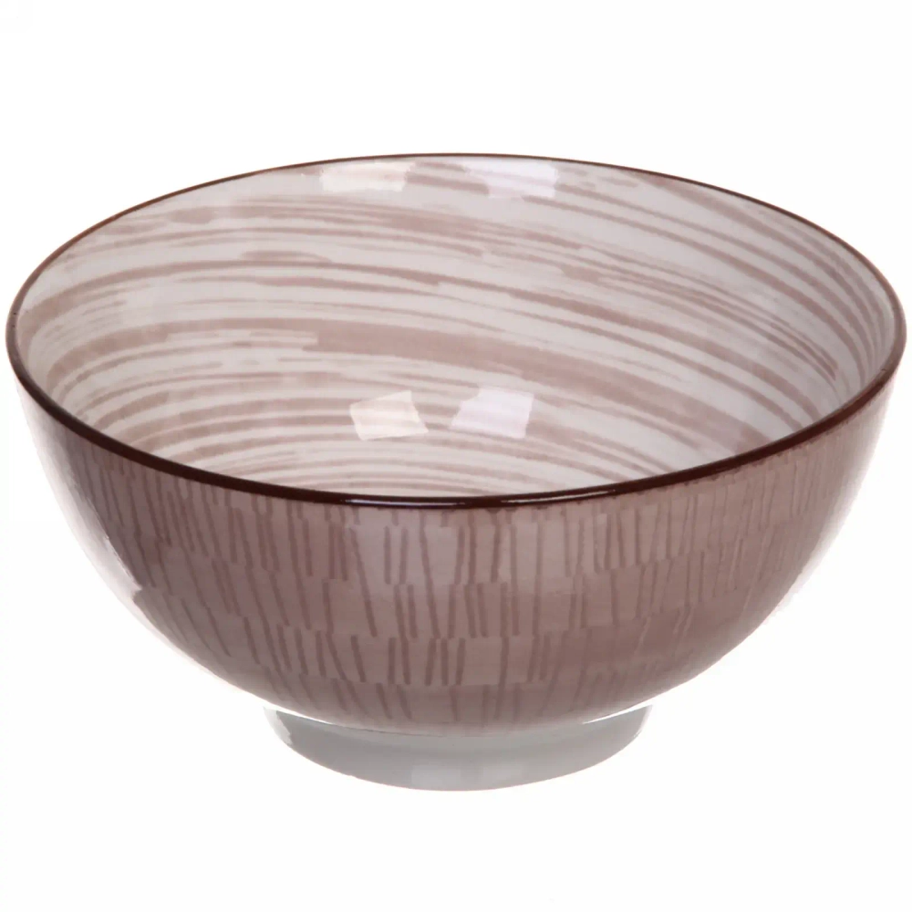 Салатник керамический «Тоскана» 600мл 13*6см кремовый