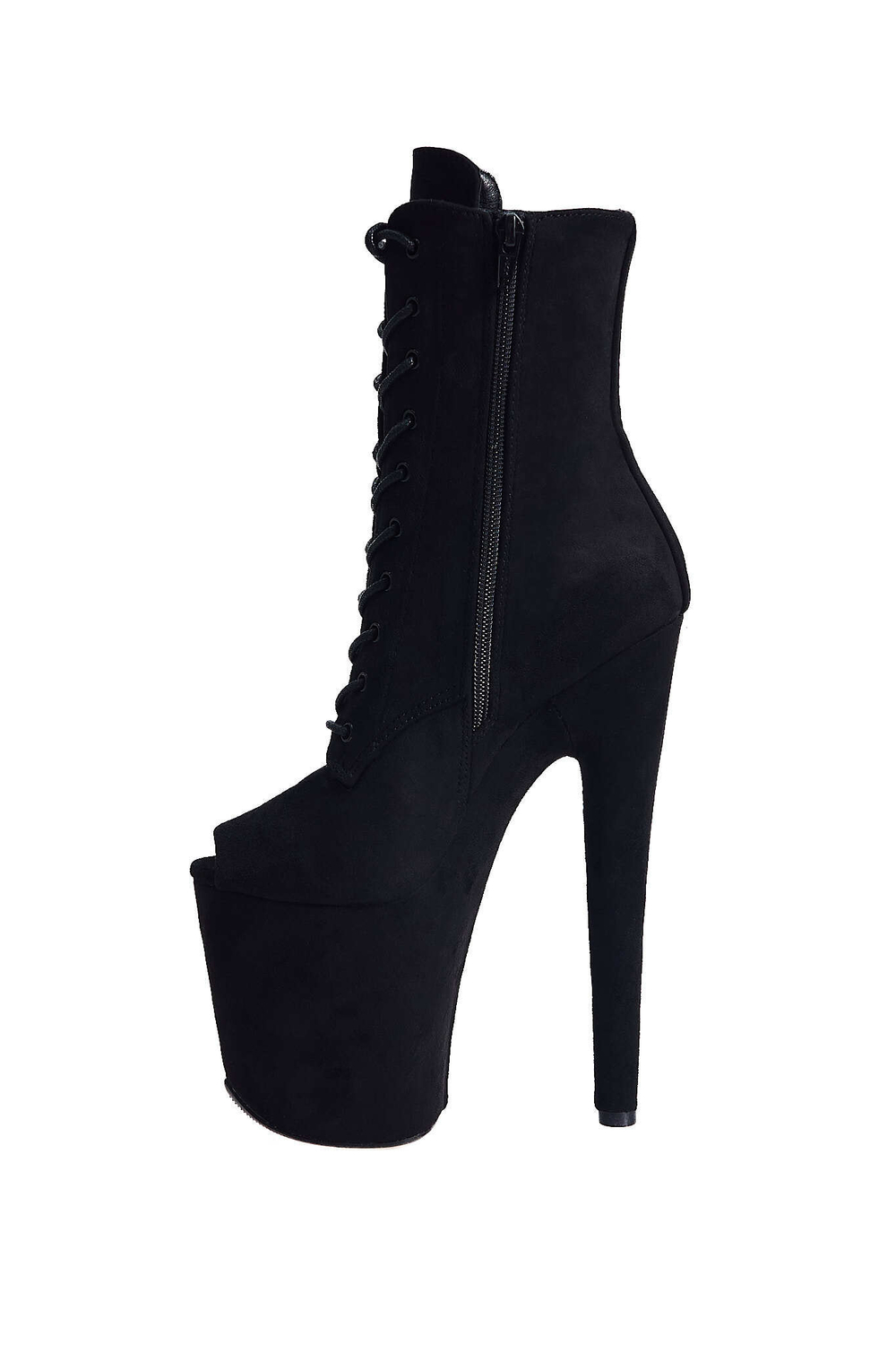 KIKO. Ботильоны тройка. Без крючков. Замша. Открытые - SHDB-012.3-3-ekoz-bl