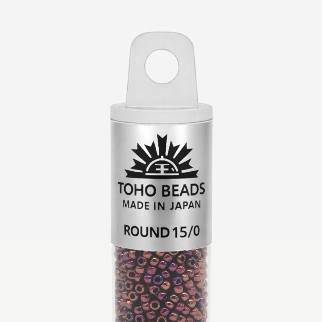 Японский бисер TOHO Round 15/0 (№502), металлизированный, непрозрачный глянцевый