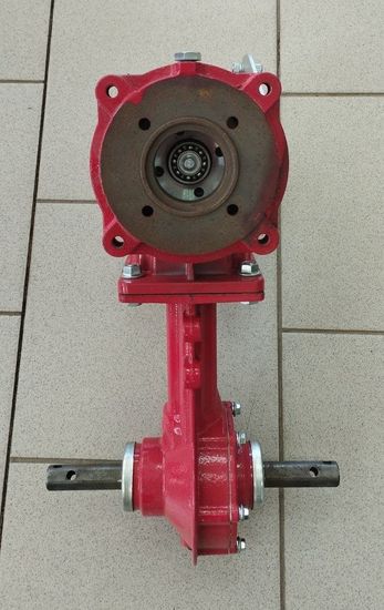 Коробка передач для мотоблока BR-105PRO NEW с фланцем вместе с редуктором (3 вперед)