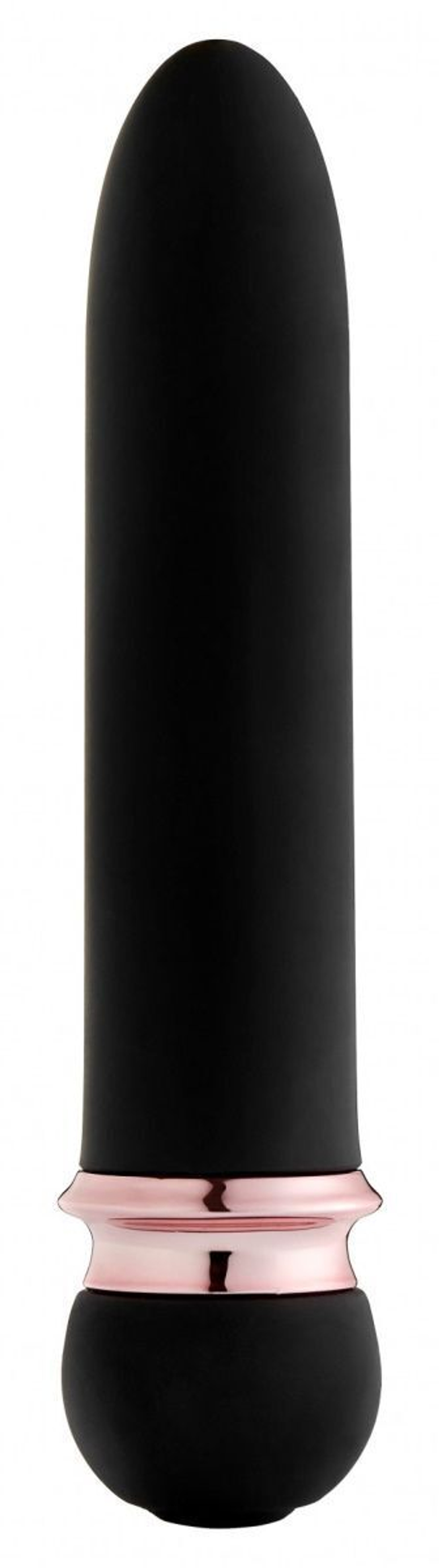 Черная вибропуля Satisfaction Powerful Bullet - 11,7 см. (Цвет: черный)