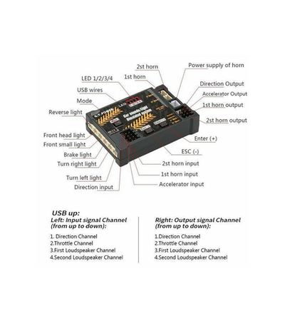Комплект освещения G.T.Power с блоком управления и звуковой системой c Bluetooth