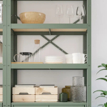 Стеллаж - IKEA BROR, 170х40х190 см, серо-зеленый, БРУР ИКЕА