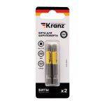 Бита для шуруповерта Torx T27х50 мм (2 шт./уп.) KRANZ