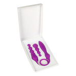 Двухсторонний гибкий вибромассажер 58,7см с дистанционным управлением Adrien Lastic 2X+LRS