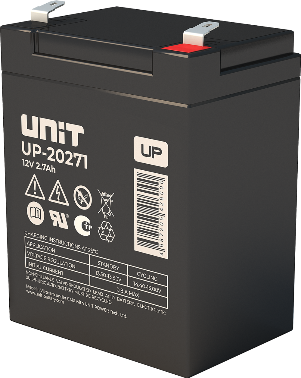 Аккумулятор UNIT UP-20271