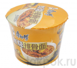 Лапша со вкусом тушенных свинных ребрышек Kang Shi Fu Braised Pork Ribs. 108 гр