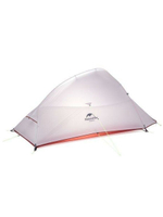 Палатка туристическая Naturehike Сloud Up 1 NH18T010-T 20D одноместная сверхлегкая с ковриком, синяя, 6927595783276